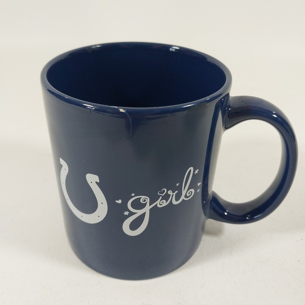 Indianapolis Colts Logo Horseshoe Girl Woman Coffee‎ Mug NFL Shop